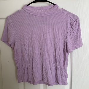 Fitted Turtleneck Top